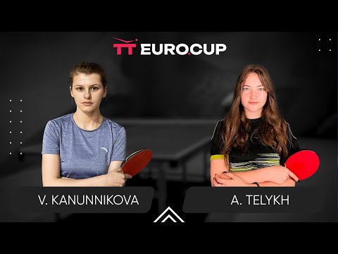 15:30 Vasylysa Kanunnikova - Anastasiia Telykh 14.11.2023 TT Euro.Cup Ukraine Master. TABLE 3