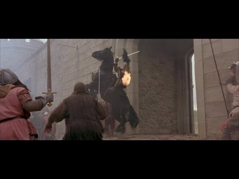 Black Knight (2001) Fire (Fail) Breath Scene HD