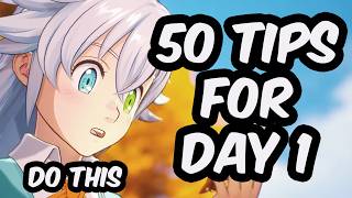 50 Tips For Day 1 - Avoid Mistakes &amp; Progress FAST AND EASY Guide - Seven Deadly Sins: Origin