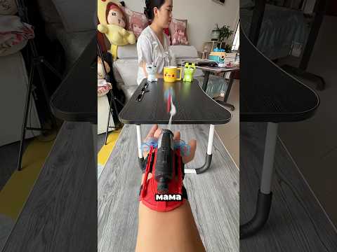 Папа никак не переставал её доставать… но причина заставила всех смеяться 😳🕷️ #shorts