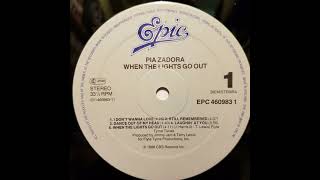B6  It's Always The Same  - Pia Zadora – When The Lights Go Out Album 1988 Original Vinyl HQ Audio
