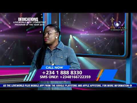 Minister Aitee on Dedications  with  Winter Amadin @ Loveworldplus TV