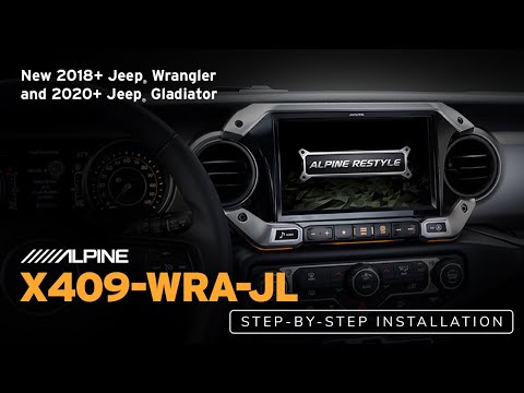 Alpine Restyle Kit X409-WRA-JL-video