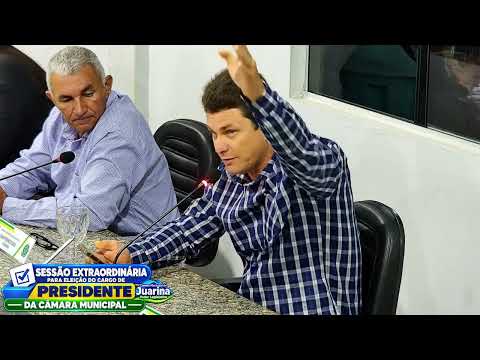 PARTE FINAL LIVE ELEIÇÃO PARA PRESIDENTE CÂMARA DE VEREADORES DE JUARINA 2026
