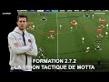 La tactique de Thiago Motta I Formation 2.7.2, Défenseur central offensif et Attaquant N°10