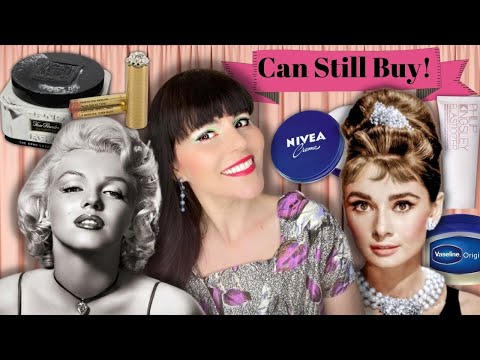 Vintage BEAUTY Products you can still buy today: Approved by Marilyn Monroe, Audrey Hepburn & MORE!