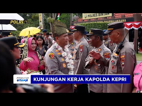 KAPOLDA KEPRI KUNJUNGI POLRES BINTAN HADIRI GERAKAN PANGAN MURAH
