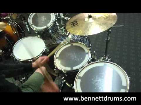 DW Mahogany/Maple Shell Drum Set