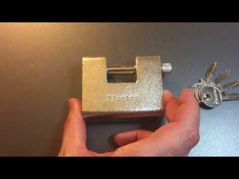[303] Master Lock 680D Armored Shutter Lock Picked