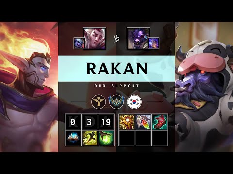 Rakan Support vs Alistar - KR Challenger Patch 25.16
