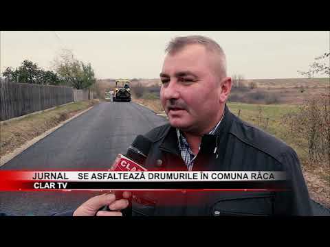stire 05 11 2018   Se asfaltează drumurile în comuna Râca