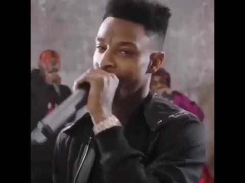 21 Savage rapping in a British voice XXL freestyle