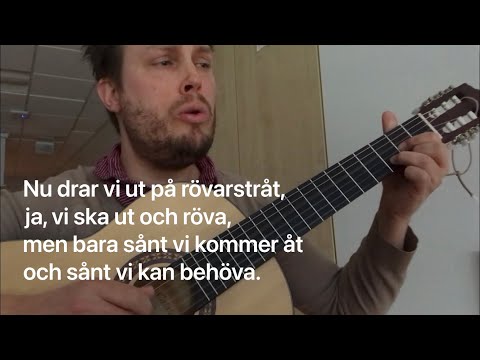 Rövarnas visa (med text) | Rövare i Kamomilla stad | Thorbjørn Egner