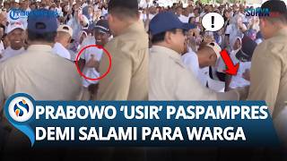 Momen Prabowo 'Usir' Paspampres demi Salami Warga di Gorontalo: Diminta untuk Menepi