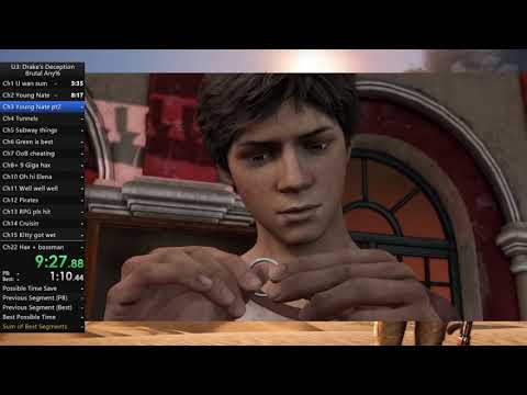 Uncharted 3 Brutal Any% Speedrun (4:57:41) (PB)