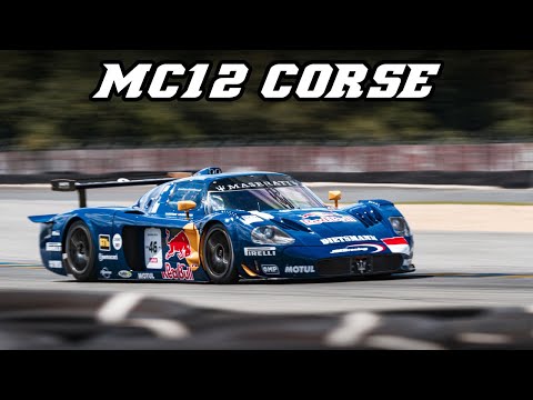 2x Maserati MC12 Corse | Glorious V12 flybys, accelerations | 2022 Le Mans classic