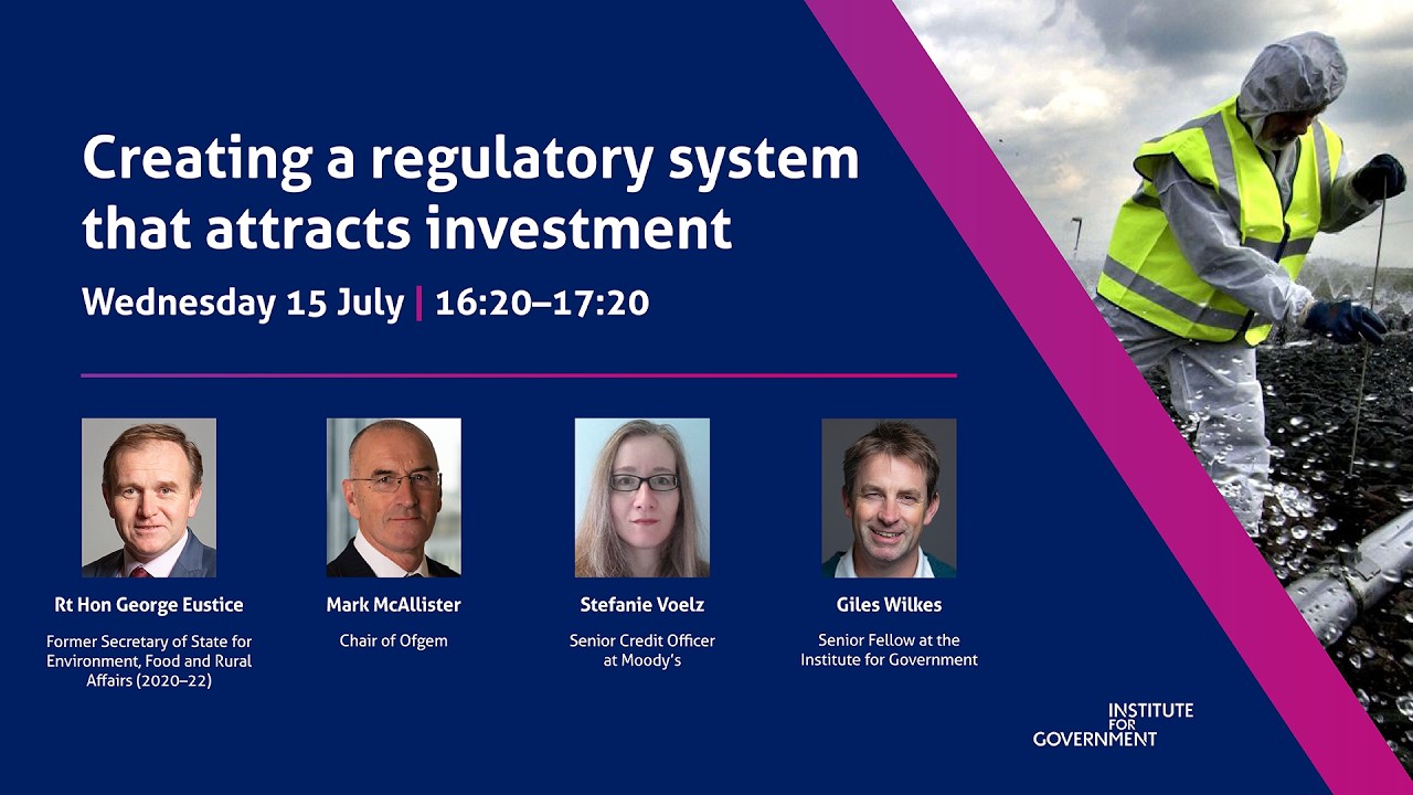 Creating a regulatory system that attracts investment