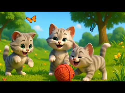 Trei Pisicuțe 🐱 | Cântece pentru copii - PitiKids