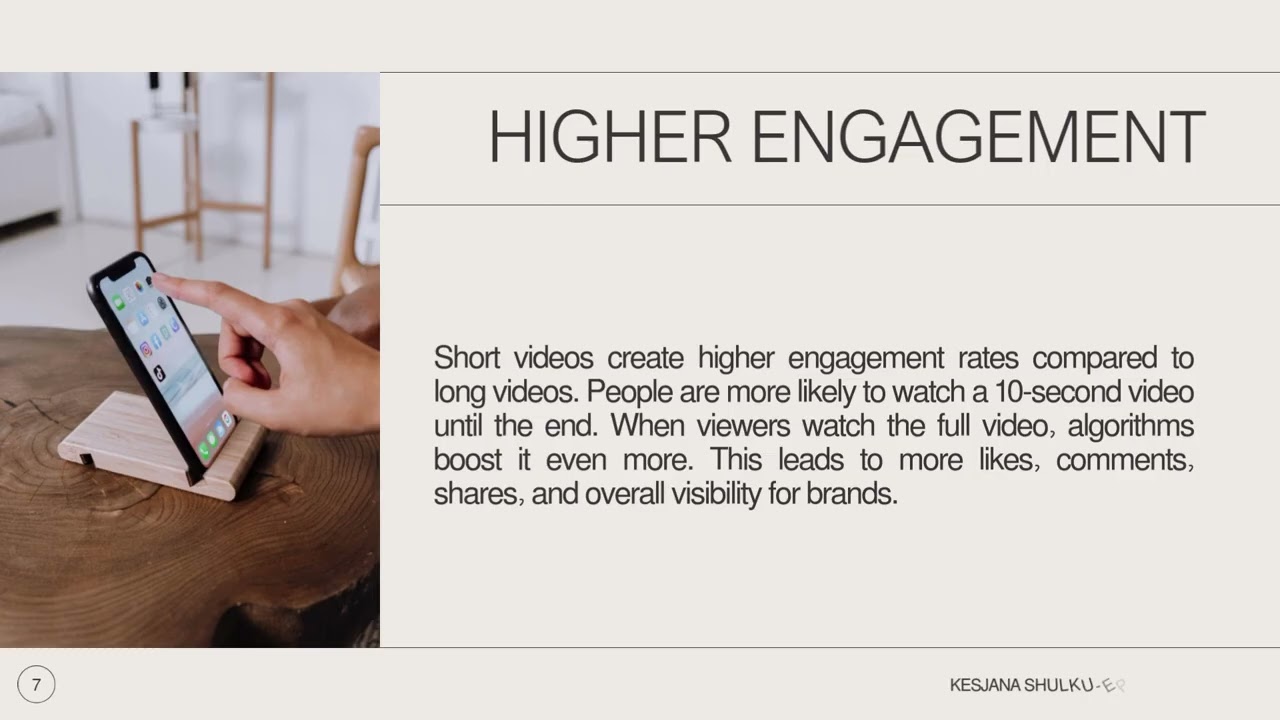 Why Short-Form Videos Dominate Digital Marketing | Kesjana Shulku – Epoka University