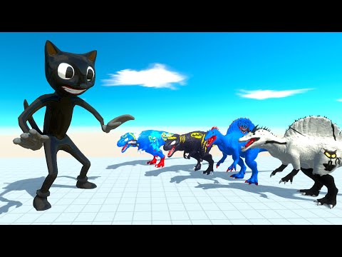 CARTOON CAT vs DINOSAURS - Animal Revolt Battle Simulator