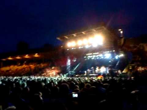 Spandau Ballet Through the Barricades live Newmarket race course 25th June 2010