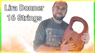 Video thumbnail for Lyre Harp Donner 16 Strings Music by Suena la Tierra