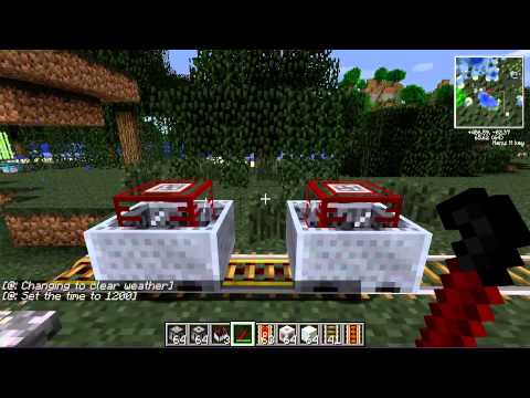 Tutorials:  Railcraft - Cart Trains