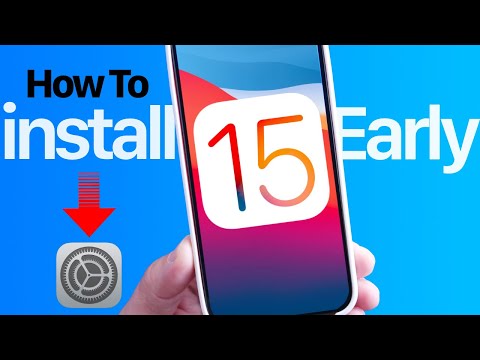 How to Install iOS 15 Public BETA 2