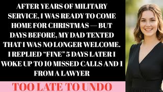 I Came Home for Christmas After Years in the Military—My Dad’s One Text Changed Everything