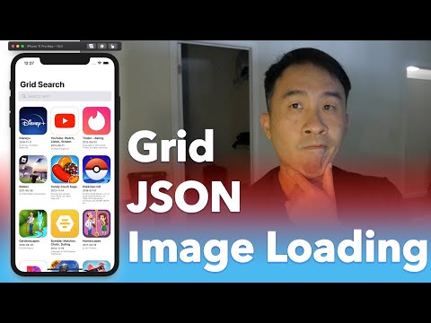 SwiftUI Grids Columns with JSON ObservableObject and Async Image Loading thumbnail
