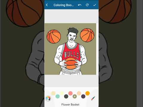 Basket Ball Coloring Book