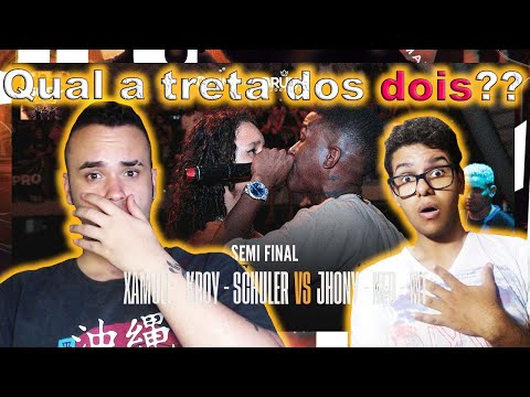 REACT (JOGOU NA CARA 🔥😱) JHONY MC, NEO E MT X XAMUEL, SCHULER E KROY - SEMI FINAL