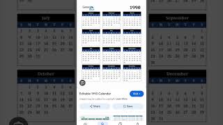 Download lagu 1990 calendar mp3