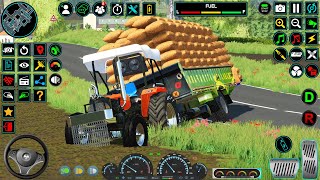 Heavy Tractor Trolley Cargo Simulator 3D - Farming Tractor Driver 2025 | #CMGaming #1073