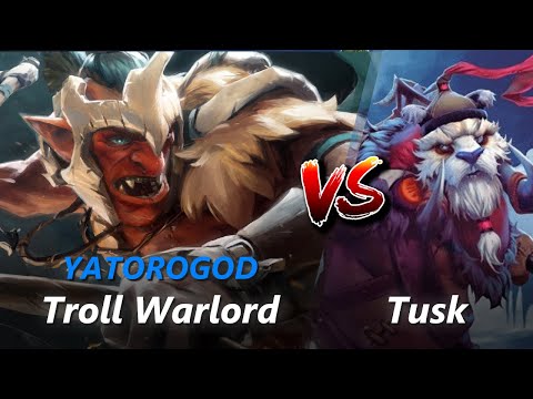 How to Troll Warlord safelane vs Tusk/Rubick (feat. YATOROGOD) | First 10 minutes