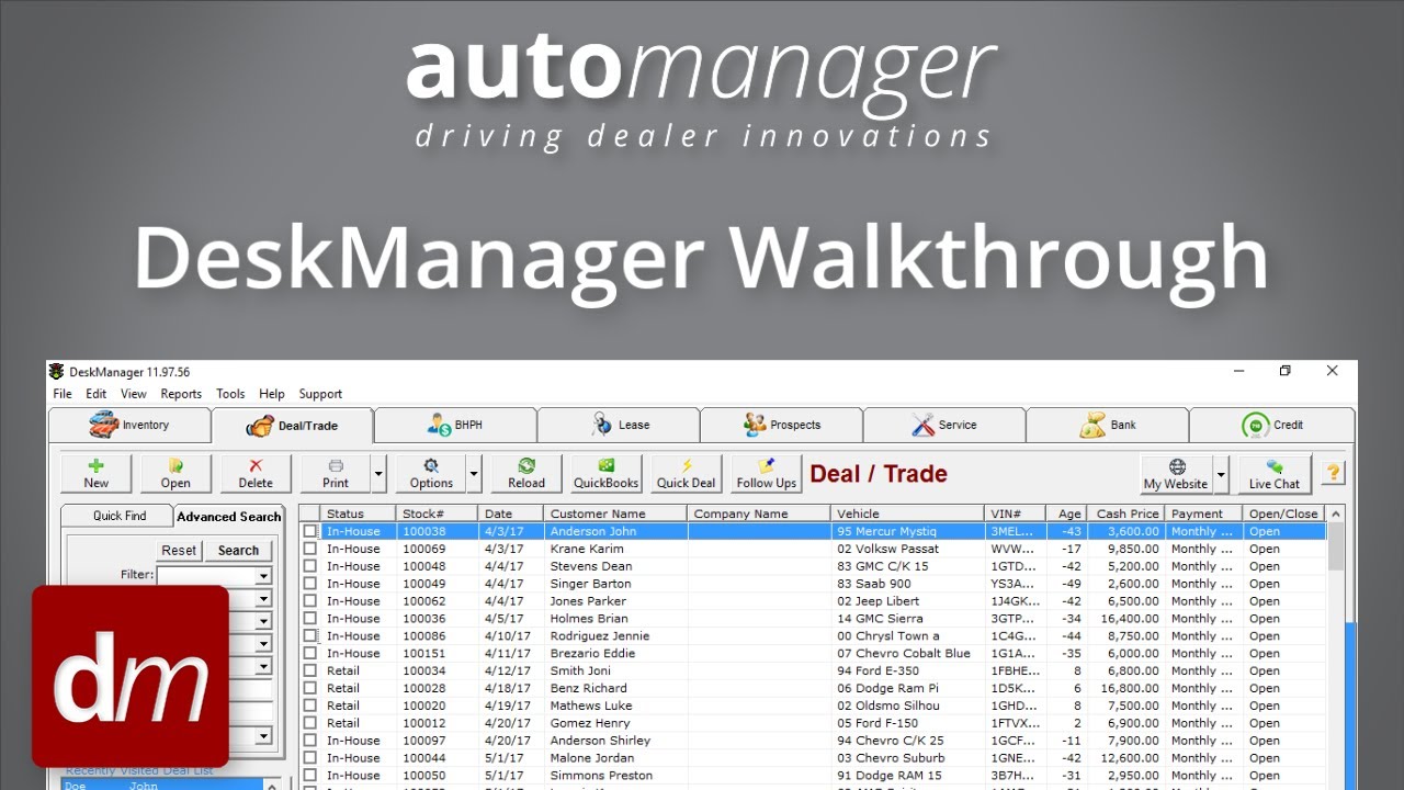 DeskManager Walkthrough