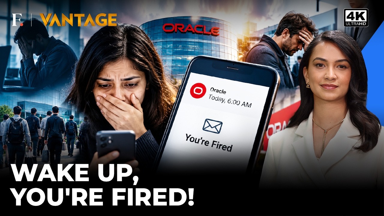 6 AM Layoff Horror Hits Oracle Employees; Brutal Mail That Shocked The World | Vantage on Firstpost