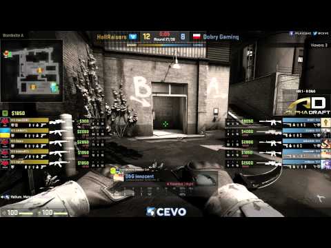 HellRaisers vs Dobry Game 2 (CEVO-P CS:GO Season 8) - Helium, Metuz, & Launders