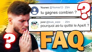 ⭐ L'ULTIME FAQ : JE REPONDS A TOUTES VOS QUESTIONS ! (mes projets, la ApeXClan ...)