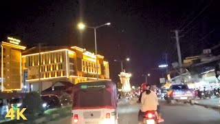 Relaxing 4K Night Drive | Stunning City Lights & Real Street View