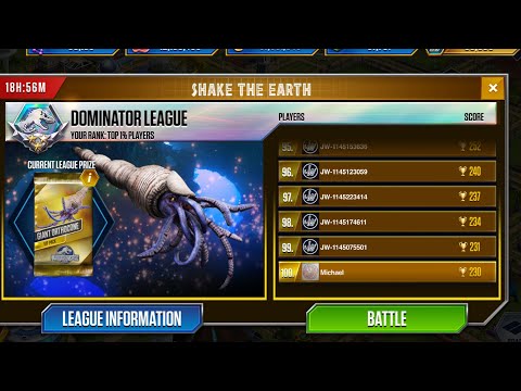 Jurassic World The Game | ep 210 | Giant Orthocone Tournament !