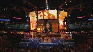 Jessica Sanchez performs at the 2012 Democratic National Convention