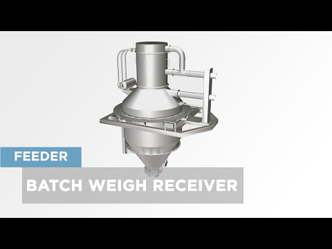 Batch Weigh Receiver from Coperion K-Tron  -  How does it work? (Animation)