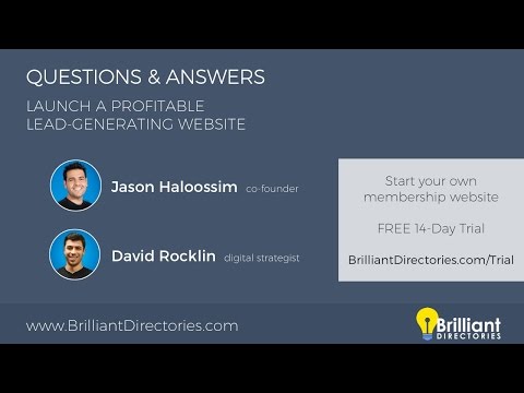Sell Services & Products on a Brilliant Directories Website 💸 Q&A Brilliant Directories Webinar #04