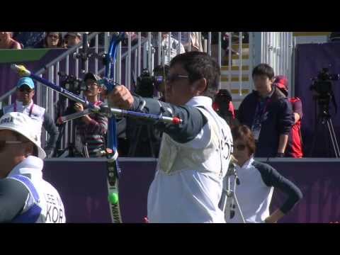 Archery - Great Britain v Korea - Men's Team Recurve Semifinal 1 - London 2012 Paralympics