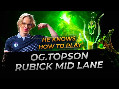 OG.Topson plays Rubick Mid - Dota 2 Replay Full Gameplay