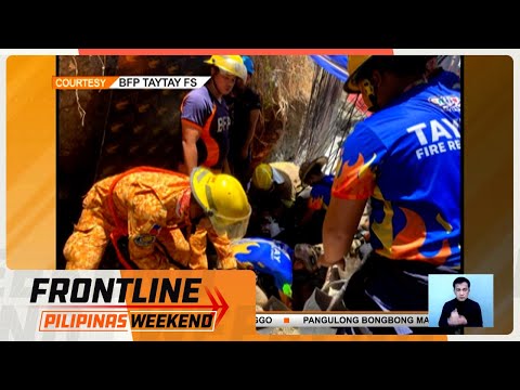 Construction worker sa Rizal, patay matapos ang aksidente Frontline Weekend