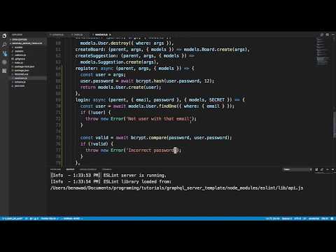 GraphQL Authentication with Node.js