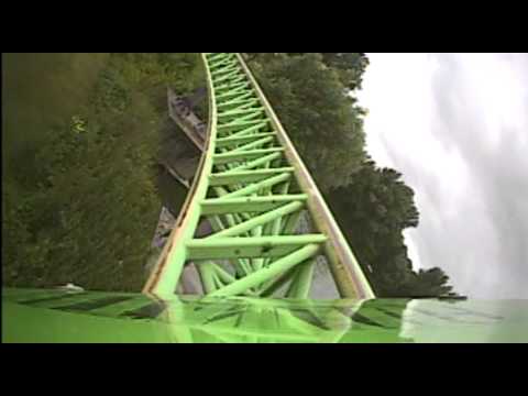 Goliath Roller Coaster Front Seat POV Onride - Walibi World Netherlands