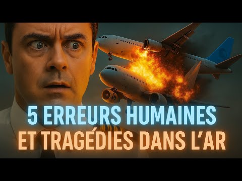 5 erreurs humaines et tragédies dans l’air